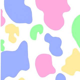 Rainbow cow wallpaper