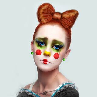 Cute clown wallpaper