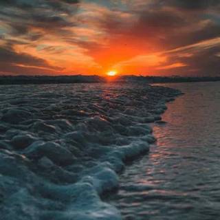 Sunset 4k iPhone wallpaper