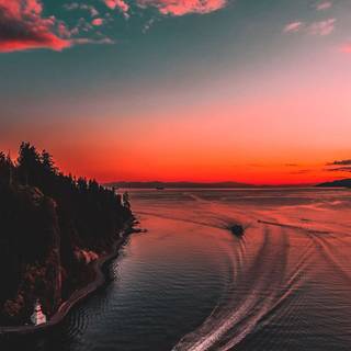 Sunset 4k iPhone wallpaper