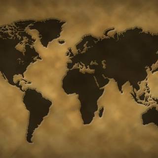Vintage 4k world map wallpaper
