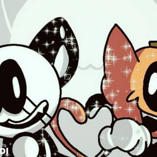 Friday Night Funkin' Skid and Pump wallpaper