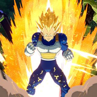 Vegeta SSJ 4K wallpaper