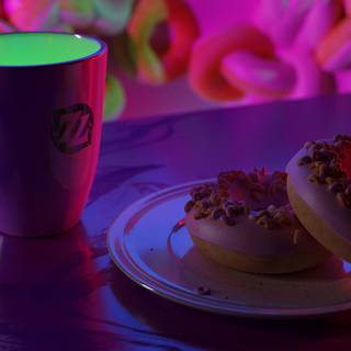 Aesthetics donuts wallpaper