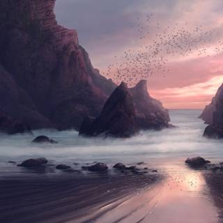 Digital painting 4k wallpaper