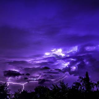 Thunder sky wallpaper