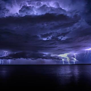 Thunder sky wallpaper