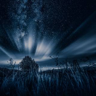 Black night sky wallpaper