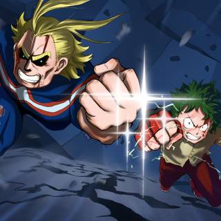 Deku smash wallpaper