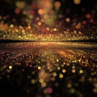 Glittery D wallpaper