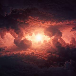 Dark clouds 4k wallpaper