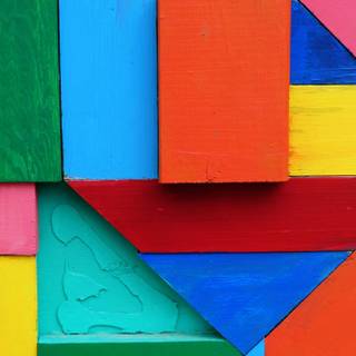Colorful shapes abstract wallpaper