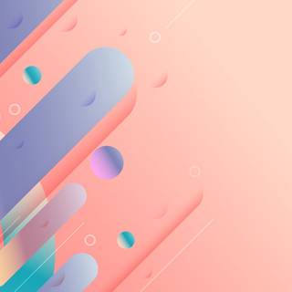 Colorful shapes abstract wallpaper