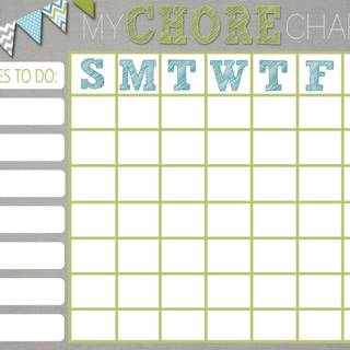Chore charts wallpaper
