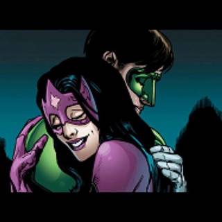 Hal Jordan and Carol Ferris desktop wallpaper