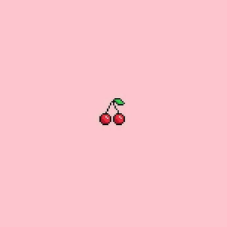 Pixel cherry wallpaper