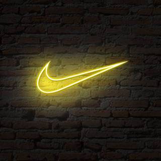 Yellow neon lights wallpaper