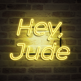 Yellow neon lights wallpaper