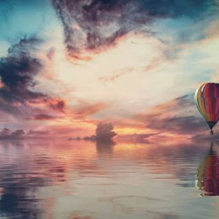 Hot air balloon 4k wallpaper