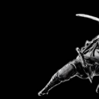Ninja sword desktop wallpaper