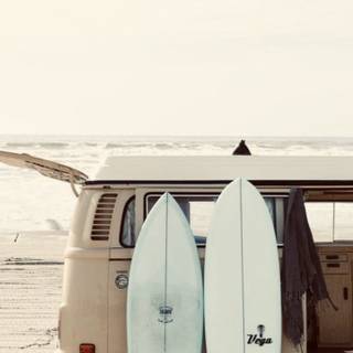 Surfboard aesthetic wallpaper