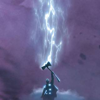 Minimalist Thor wallpaper