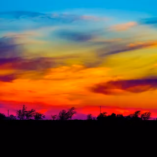 Colourful sky wallpaper