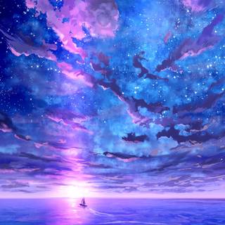 Colourful sky wallpaper