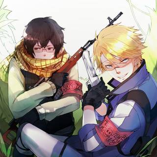 Aoharu x Kikanjuu wallpaper