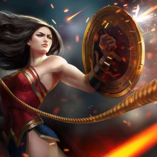 Wonder Woman Lasso of Truth desktop wallpaper