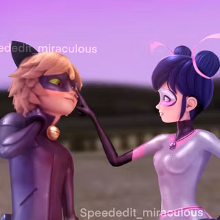Multimouse and Cat Noir wallpaper