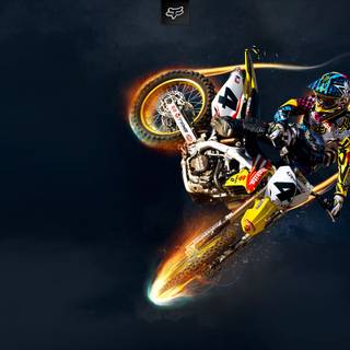 Motorcycle stunt wallpaper