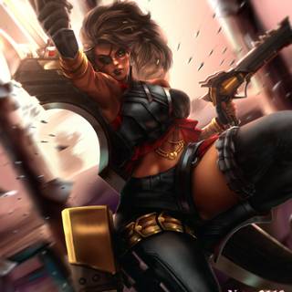 Samira LoL wallpaper