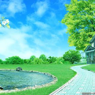 Art summer wallpaper