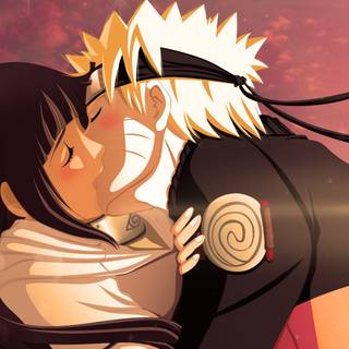 Naruto and Sasuke kissing wallpaper