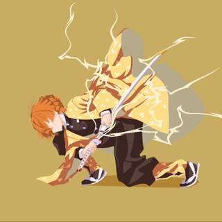 Zenitsu Agatsuma icon wallpaper