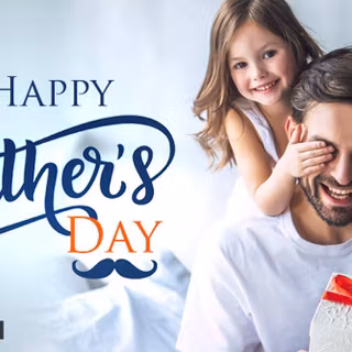 Father and daughter Happy Father's Day wallpaper