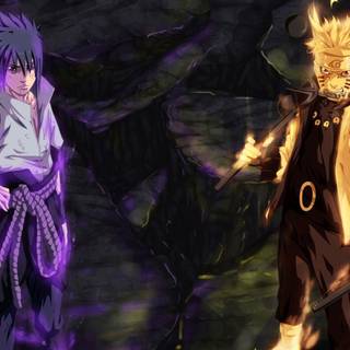 Orochimaru and Sasuke wallpaper