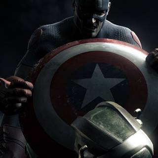 Bucky and Captain America PC wallpaper