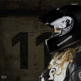 Motorcycle helmet wallpaper