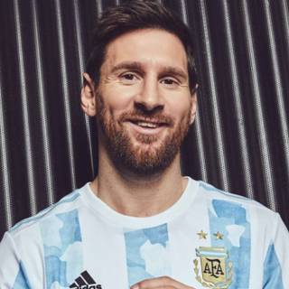 Lionel Messi Argentina jersey 2021 wallpaper
