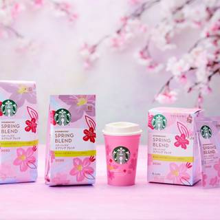 Spring Starbucks wallpaper