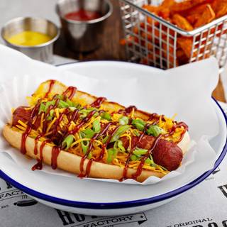 Chili cheese dogs food wallpaper