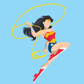 Women caricature wallpaper