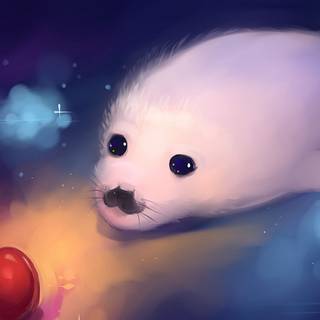Cute seal wallpaper