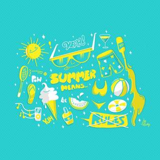 Summer simple wallpaper