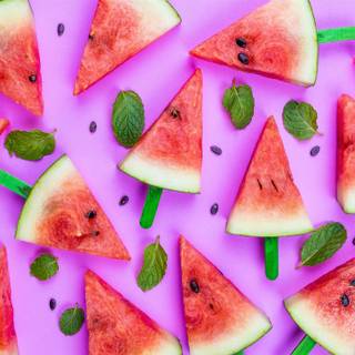 Cute summer fruit wallpaper