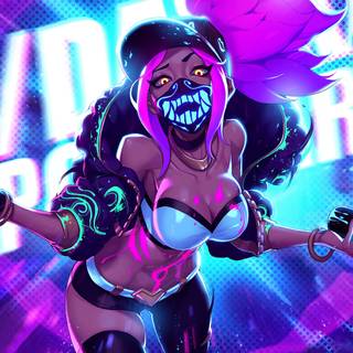 Neon 4k game wallpaper