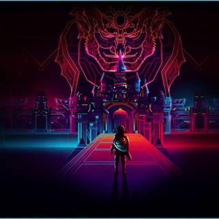 Neon 4k game wallpaper