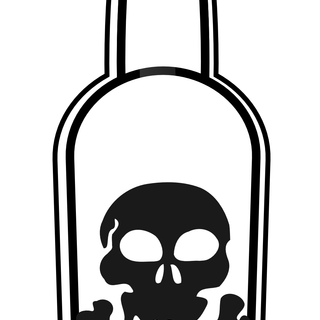 Poison bottles wallpaper
